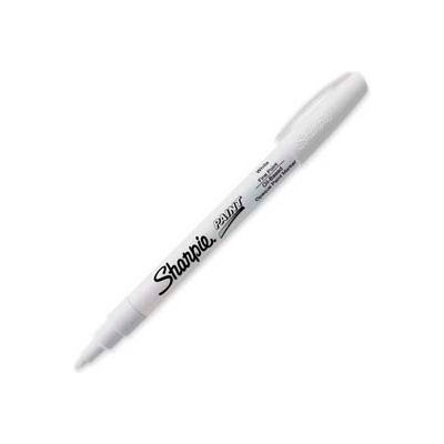 Sharpie® marqueur de peinture, d’encre à base d’huile, Fine, blanche - Qté par paquet : 12