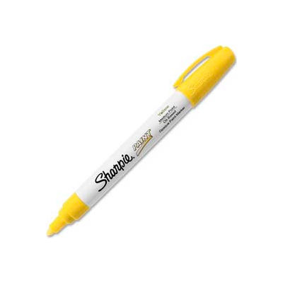 Marqueur de peinture Sharpie®, à base d'huile, moyen, jaune