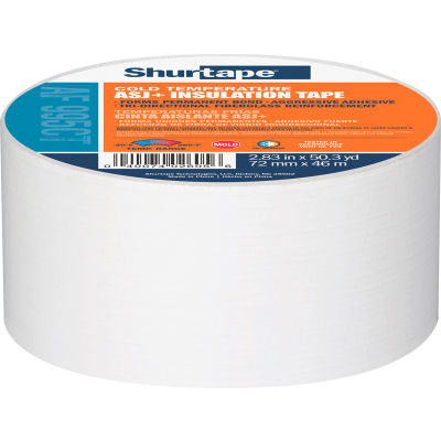 Shurtape AF 995CT Cold Temperature ASJ+ Tape - Blanc - 72 mm x 46 m - Qté par paquet : 16