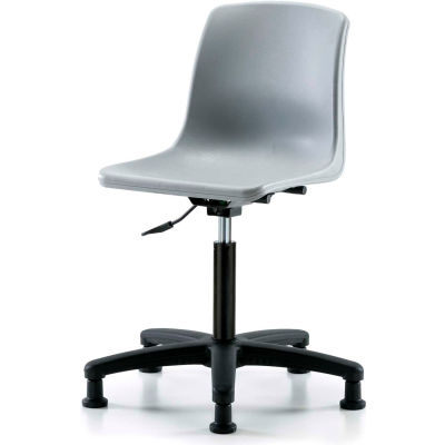 Tabouret d’une seule pièce en plastique Blue Ridge Ergonomics™, gris