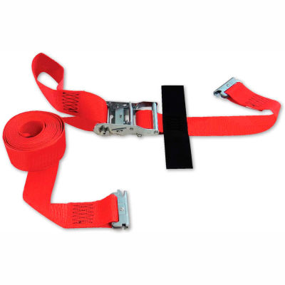 Snap-Loc E-Track Ratchet Strap Tie-Down, 2 " x 16 ', 4400 Lb. Capuchon.