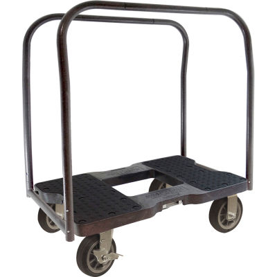Snap-Loc™ tout-terrain panneau chariot Dolly SL1500PC6B - 6" roulettes - Cap 1500 lb. - Noir