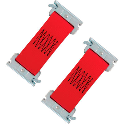 Snap-Loc® E-Track Dolly Connector Tie-Down Sangle, capacité de 4 400 lb, paquet de 2