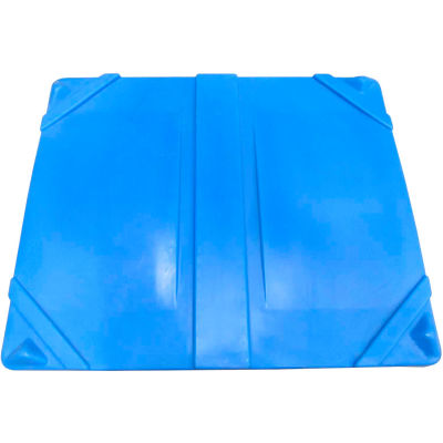 Bonar Plastics couvercle Sani-Box - 49" L x 41" W x 3-1/2 « H bleu