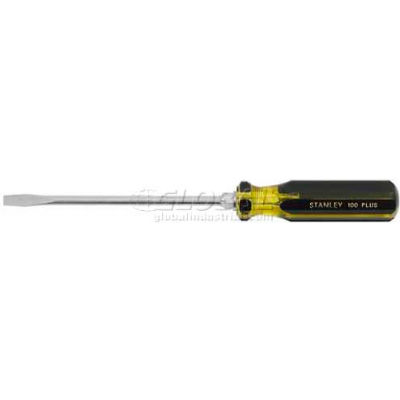 Stanley 66-013-A 100 Plus® Standard Slotted Tip Screwdriver 5/16" x 8"