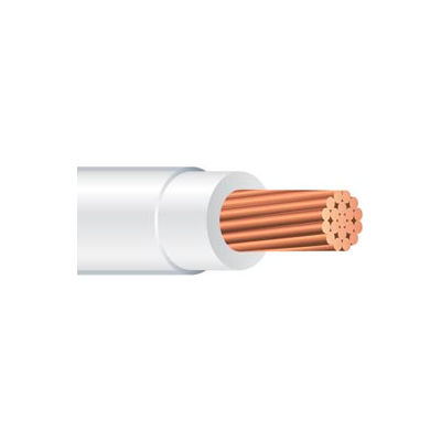 Southwire 22974083 THHN 10 Gauge Building Wire, Stranded Type, White, 50 Ft - Pkg Qty 2