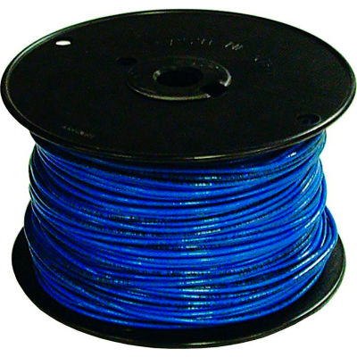 Southwire 27024901 TFFN 18 Gauge Building Wire, Stranded Type, Blue, 500 Ft - Pkg Qty 4