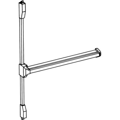 Fire Rated Panic Devices - 48" Vertical Type 1-1/2 Hour - Sprayed Aluminum