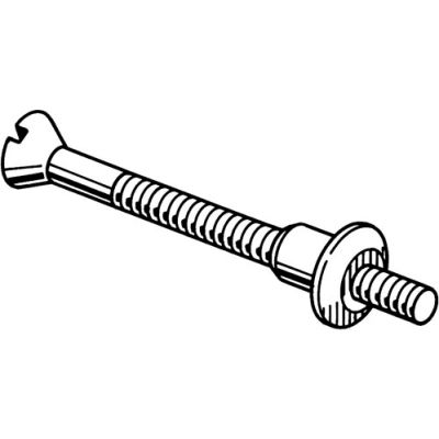 Thru Bolt And Grommet Nut - Zinc Plated - Pkg Qty 100