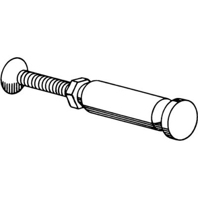 Sex Bolts 2-1/4" X 3/8" - Aluminum - Pkg Qty 12