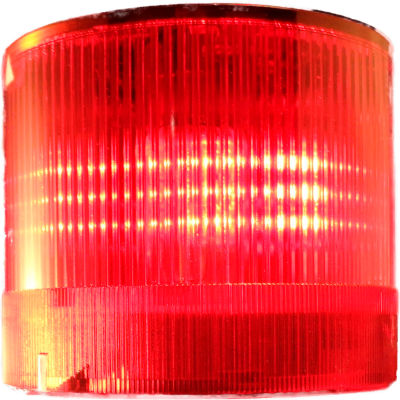 Commandes Springer/Texelco LA-124G 70mm pile lumière, stable, 240V AC/DC LED - Rouge
