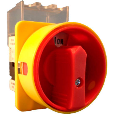 Springer contrôles/MERZ ML1-040-AR3, 40 a, 3 pôles, sectionneur, rouge/jaune, montage avant, verrouillable