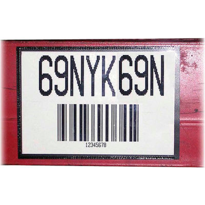 Porte-étiquette magnétique Tatco, 3-1/8" W x 5-3/8" H, noir, 10/PK