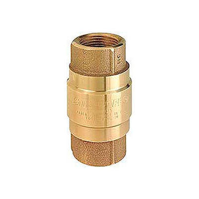 1/2" FNPT Brass Check Valve with EPD Rubber Poppet