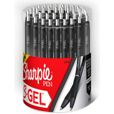 Sharpie® S Gel Retractable Gel Ink Pen, 0,7mm, Encre Noire - Paquet de 36