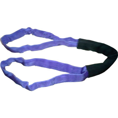 Safeway SR1-EEX06 1-1/5" x 6' Saf/Grip Endless Polyester Round Sling, Purple