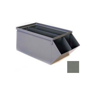 Plastic Bin w/ Removable Dividers - 29-1/2 x 20-1/2 x 12