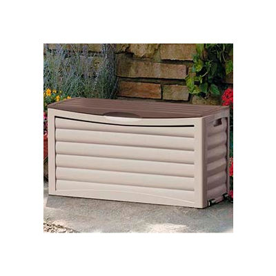 Suncast DB6300 Deck Box with Rollers 63 Gallon