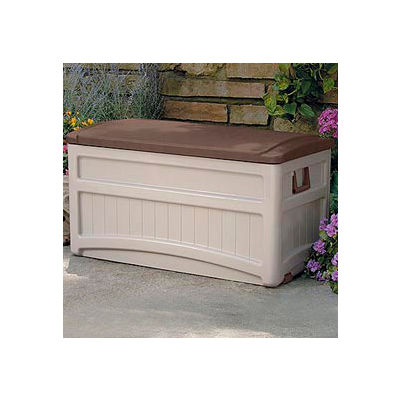 Suncast DB8000B Premium Deck Box 73 Gallon with Wheels