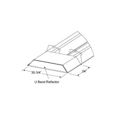 Kit de réflecteur SunStar U Bend pour radiateurs à tube infrarouge en forme de U
