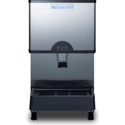 Distributeur de glace et d’eau Accucold® avec kit de filtration, capacité de production de glace de 282 lb