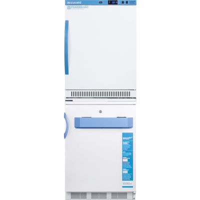 Combinaison réfrigérateur/congélateur Accucold Vaccin, 9,4 pi³, 23-5/8 po L x 24-3/8 po P x 68 po H, porte pleine