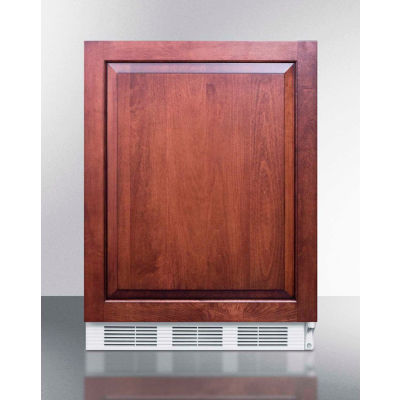 Summit ADA Réfrigérateur congélateur intégré w / Panel Ready Door, 5,1 pi³ Cap., blanc