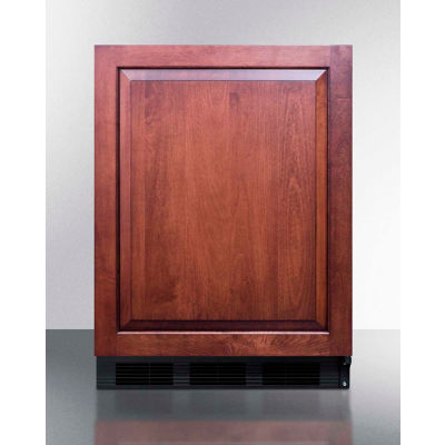 Summit ADA Réfrigérateur-congélateur intégré w / Panel Ready Door, 5,1 pi³ Cap., Noir
