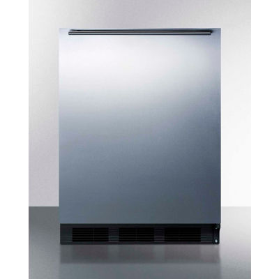 Summit ADA Réfrigérateur Congélateur intégré w / poignée brossée, 5,1 pi³ Cap., Noir