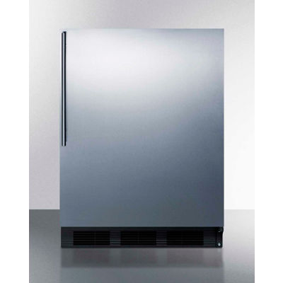 Summit Comptoir autoportant Hauteur Réfrigérateur Congélateur w / Poignée verticale, 5,1 pi³ Cap., Noir