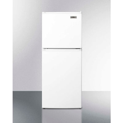 Summit-Energy Star Réfrigérateur-Congélateur à deux portes, Blanc, 18-3/4"W
