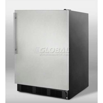 Sommet FF6BKBI7FR - Sous-compte intégré All-Refrigerator, BK, SS Door Frame pour accepter le volet personnalisé