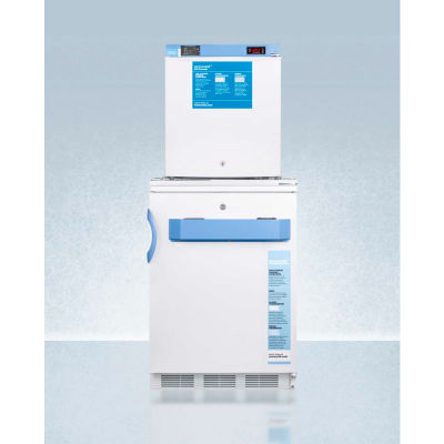 Accucold Medical Réfrigérateur-Congélateur Combiné Empilé, 6,9 Cu.Ft. Capacité