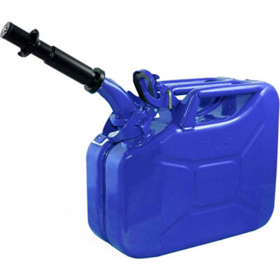 Jerry Wavian pouvez w/bec & bec adaptateur, bleu, 10 litre/2,64 gallons - 3023