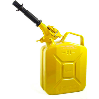 Jerry Wavian pouvez w/bec & adaptateur du bec, jaune, 5 litre/1,32 gallons - 3026