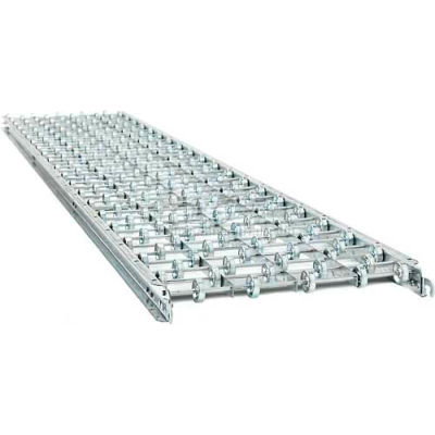 UNEX® SW 5'L 18"W Straight Galvanized Steel Skatewheel Conveyor - 16" BF - 16" WPF