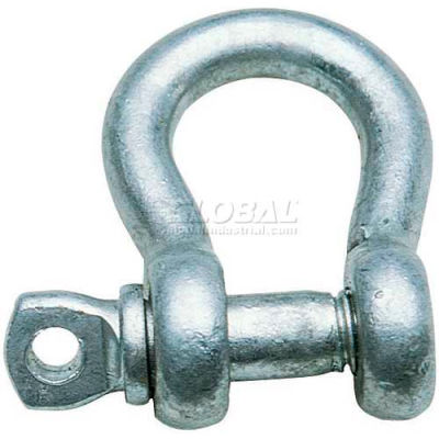 Elite Sales HG34SPAS 3/4" Galvanized Screw Pin Anchor Shackle - Pack of 10