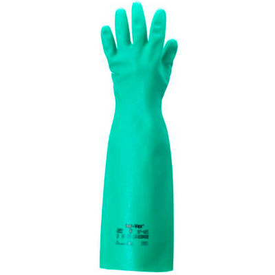 Sol-Vex® Unsupported Nitrile Gloves, Ansell 37-185-7, 1-Pair - Pkg Qty 12
