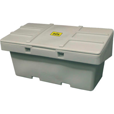 Global Industrial Lockable Outdoor Storage Container 72"L x 36"W x 36"H, 36 Cu. Ft., LT Gray