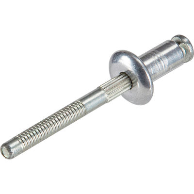 Structure T Rivet - 1/4 - 0,437 - 0,519 Gamme d’adhérence - Aluminium/acier - Paquet de 100