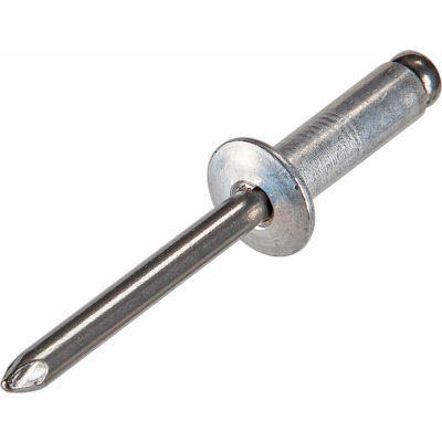 Pop Blind Rivet - 5/32 x 5-2 - Button Head - Up to 1/8" Grip - Stainless Steel - Pkg of 500