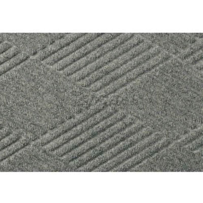 WaterHog® Classic Diamond Mat 3/8" Thick 4' x 12' Medium Gray