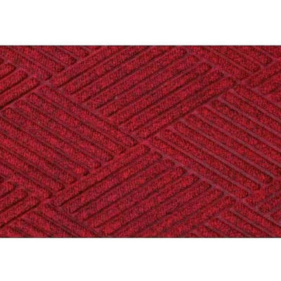 WaterHog® Diamond Mat Fashion Border 3/8" Thick 3' x 20' Red/Black