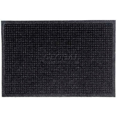WaterHog® Entrance Mat Fashion Border 3/8" Thick 6' x 16' Charcoal