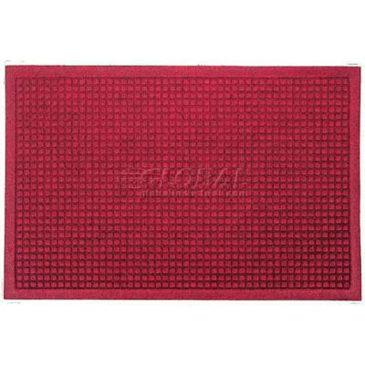 WaterHog® Entrance Mat Fashion Border 3/8" Thick 6' x 20' Red/Black