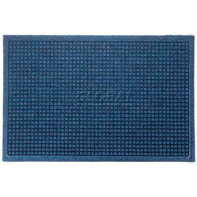 WaterHog® Entrance Mat Fashion Border 3/8" Thick 4' x 8' Medium Blue