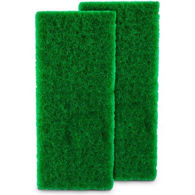 Pads de remplacement de mur/épurateur de plancher de Libman, 10-3/4 x 5-1/4, vert - 1260 - Qté par paquet : 4