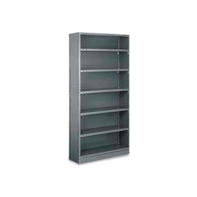 Tri-Boro T-Bolt Closed Starter, CST75-1836-6, 36"W x 18"D x 75"H, 6 Shelves, 20 Ga., Dark Gray