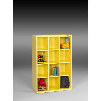 Tennsco Cubby Cabinet CC-52-YEL - Soudé 34-1/2" W x 13-1/2 « D x 52 » H jaune tournesol