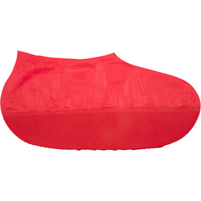 Boot Saver® couvre-chaussures jetables, grand, hauteur de cheville, rouge, pack 100